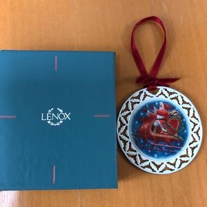 Lenox Santa’s Ride ornament vintage